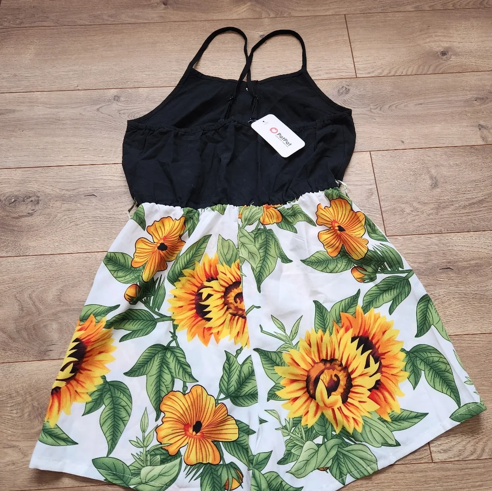 NWT medium Sunflower Romper